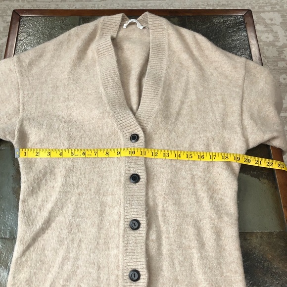 ASTR The Label Alpine Cardigan Women's XS Oatmeal Wool Blend Oversize Chunky - Picture 14 of 15